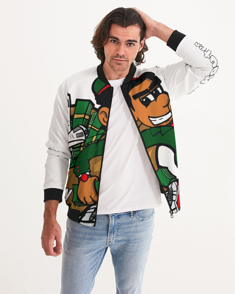 green and red Men's Bomber Jacket