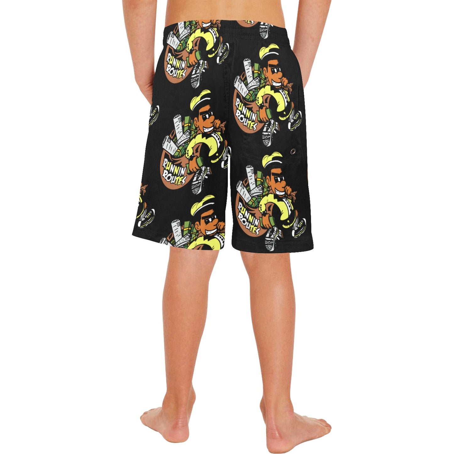 yellow cab Boys' Causal Beach Shorts