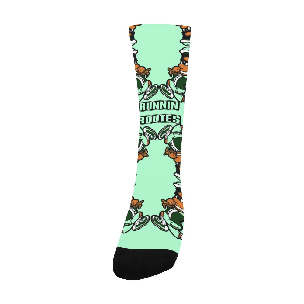 ROUTER mint Men's Custom Socks