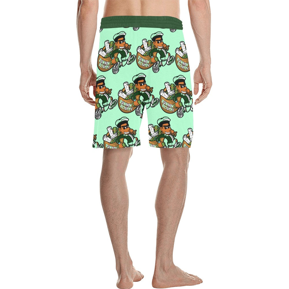 ROUTER Men's All Over Print Casual Shorts