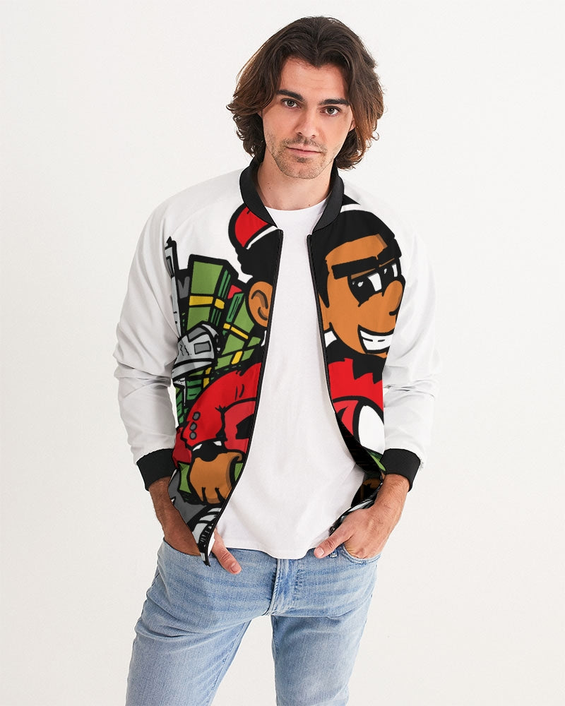 red n blk Men's Bomber Jacket