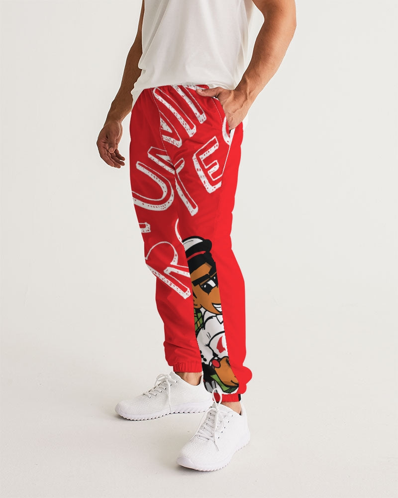 RED BG Men's Track Pants