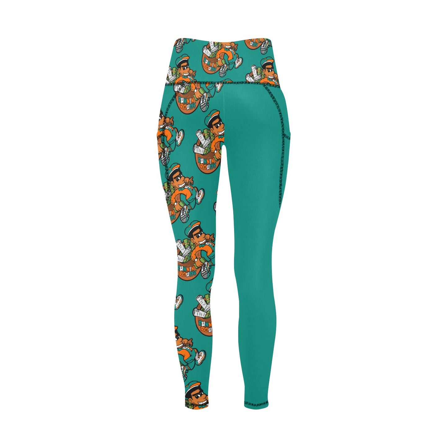 miami All Over Print Leggings with Pockets