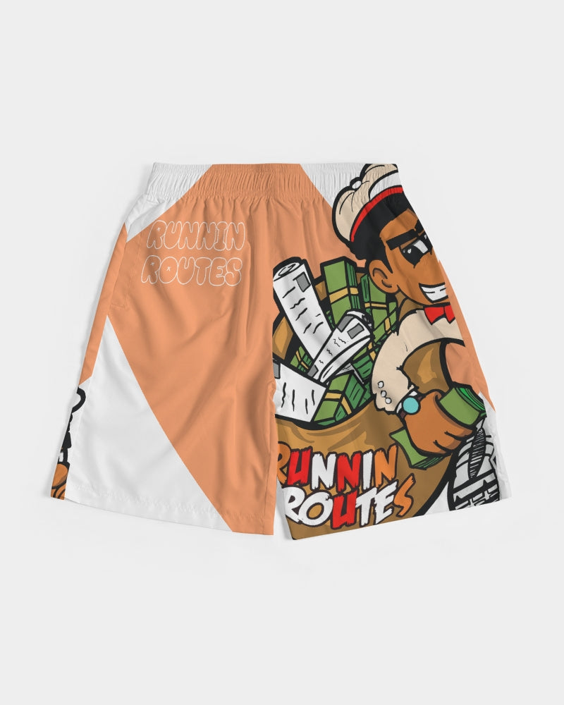 orange Men's Jogger Shorts