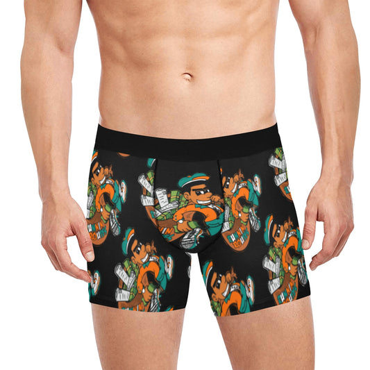 miami Men's Boxer Briefs with Inner Pocket