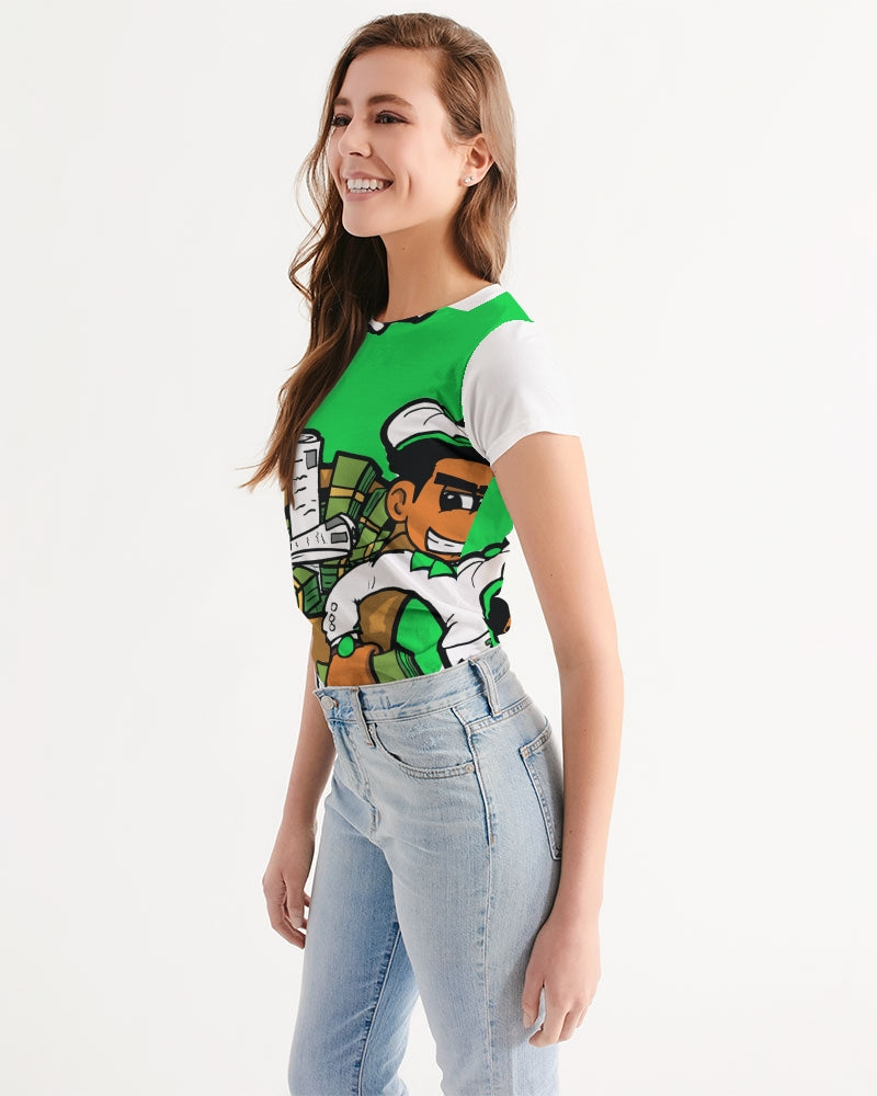 green bg Women's Tee