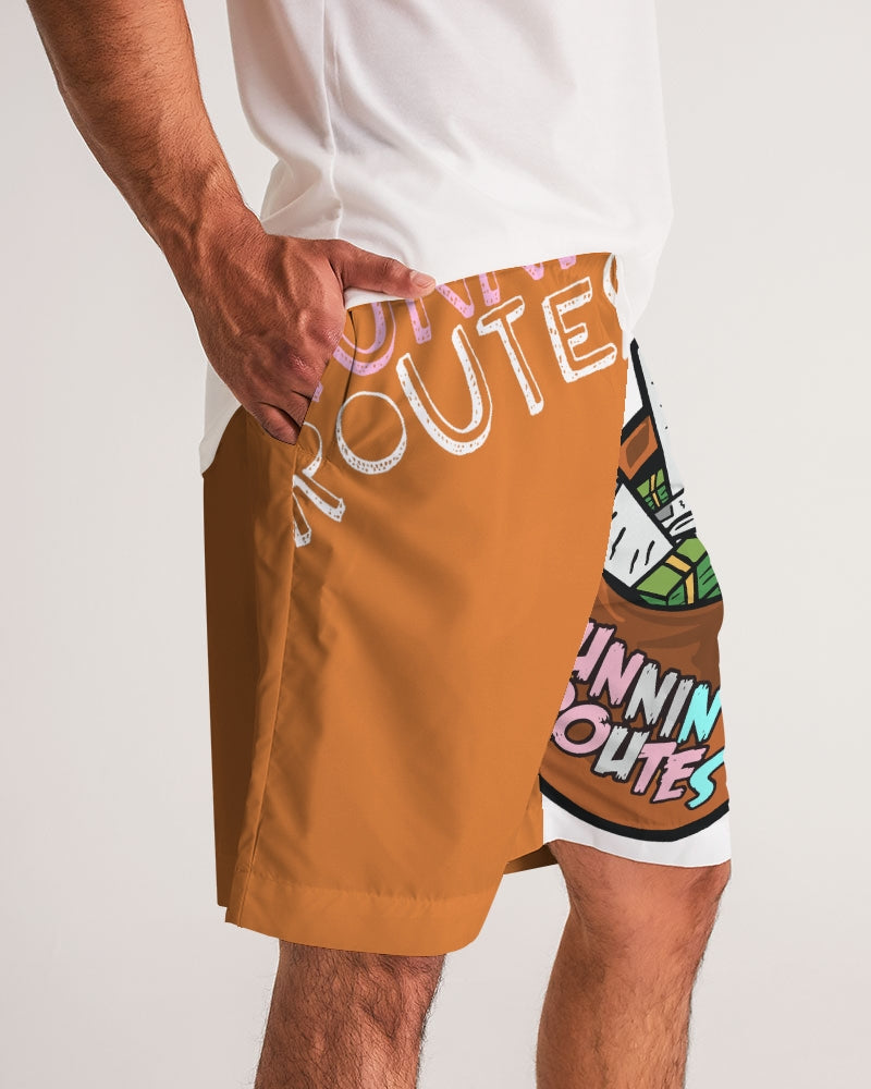 BROWN Men's Jogger Shorts