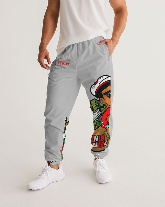 GREY BG Men's Track Pants