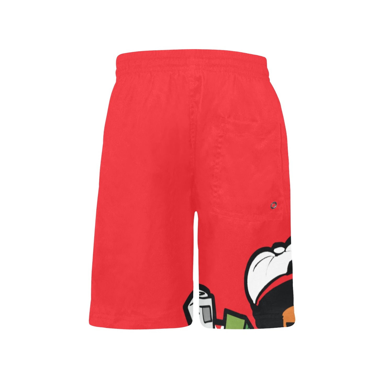 red white black Boys' Causal Beach Shorts