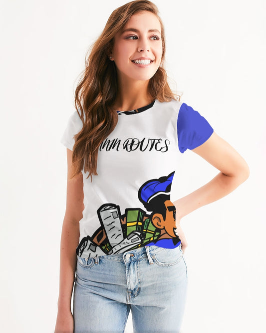 royal blue logo Women's Tee