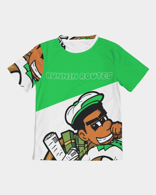 green bg Kids Tee