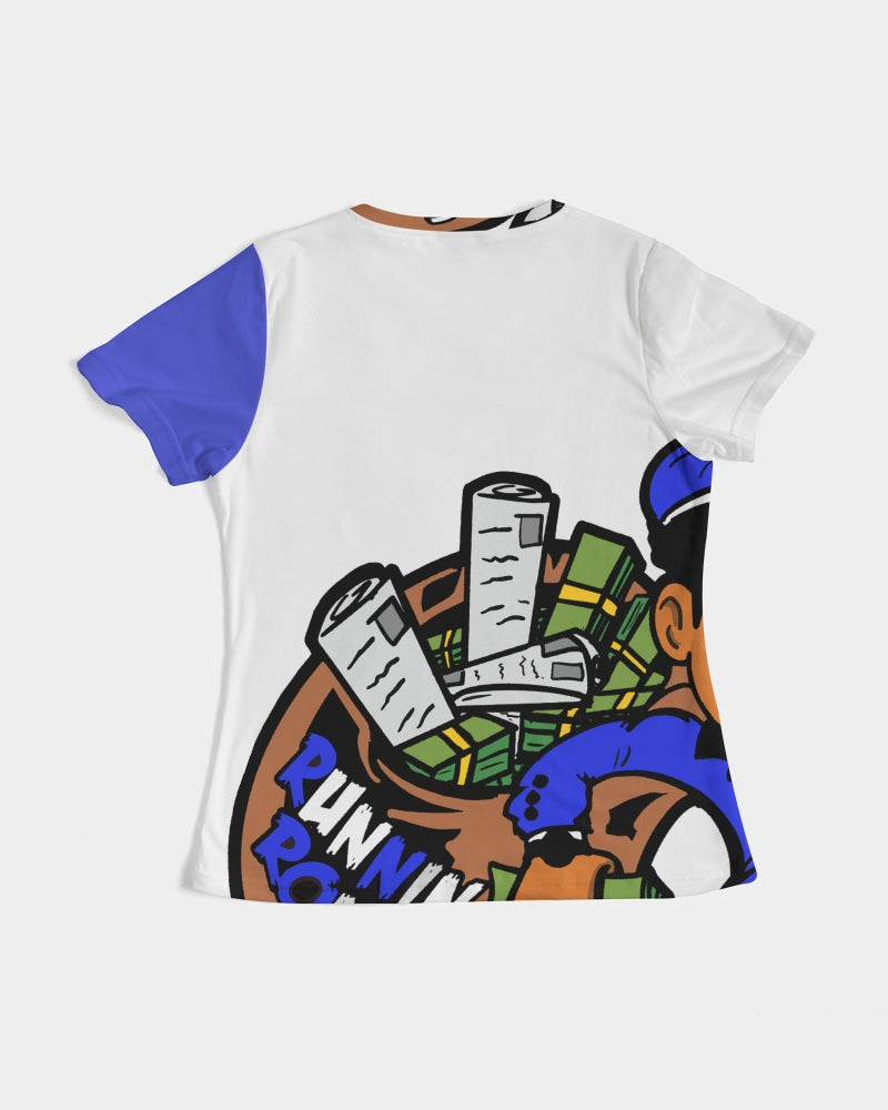 royal blue logo Women's Tee