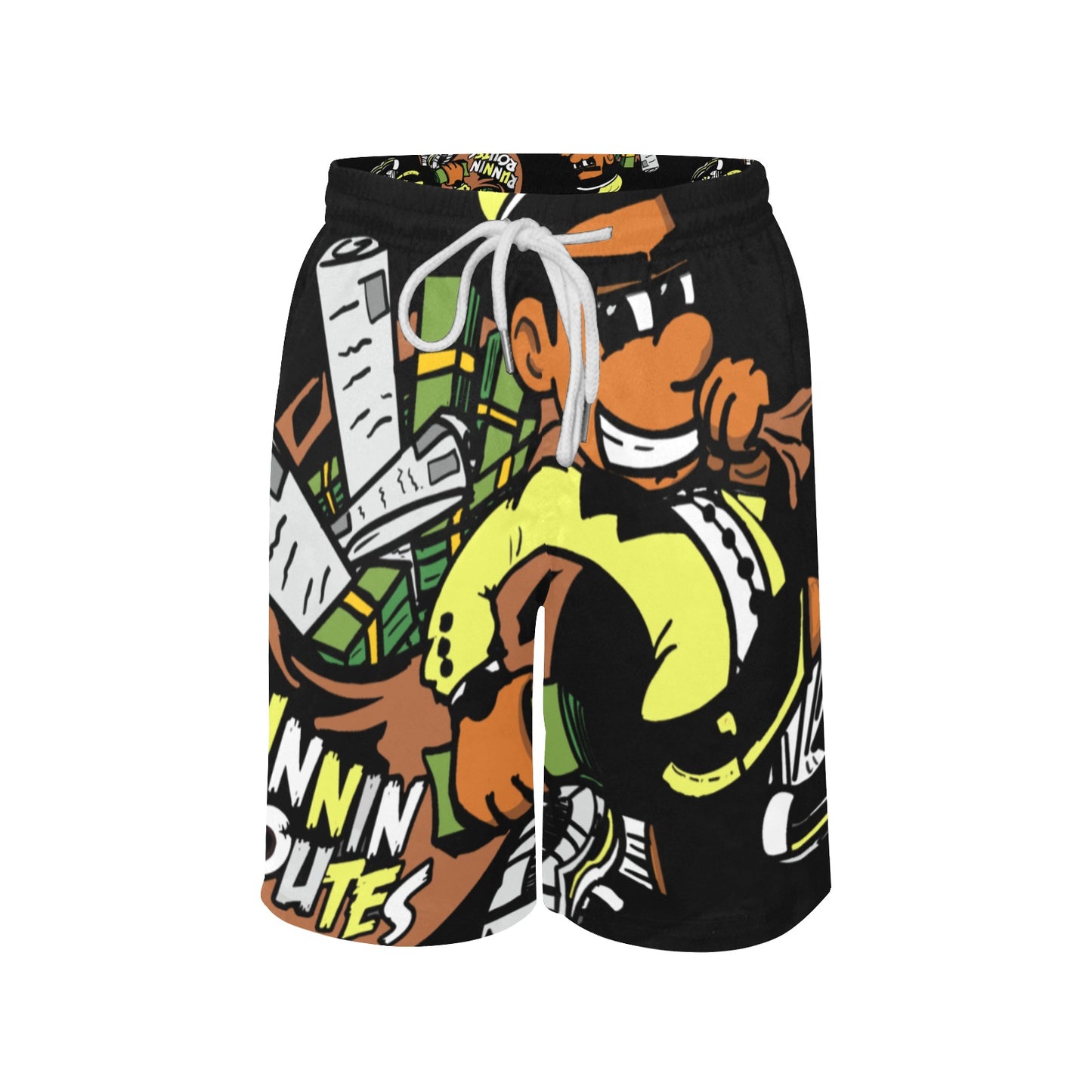 yellow cab Boys' Causal Beach Shorts