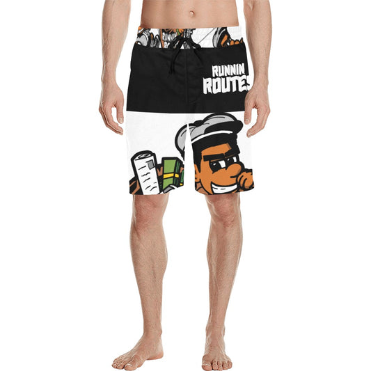 raiders Men's All Over Print Casual Shorts