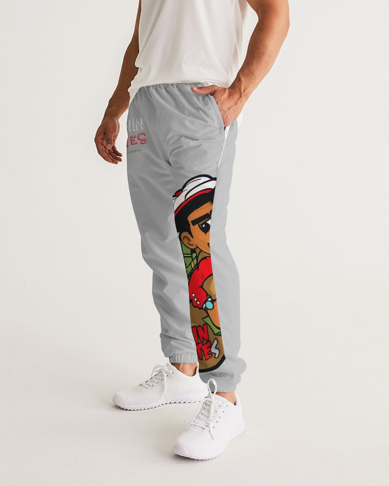 GREY BG Men's Track Pants