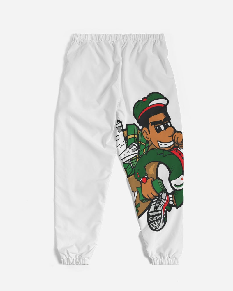 green and red Men's Track Pants