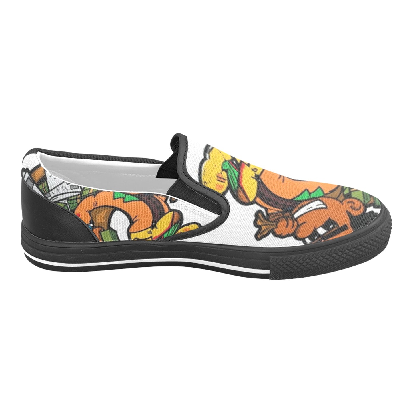 orange and yellow Slip-on Canvas Shoes for Kid