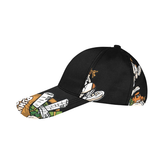 tan All Over Print Dad Cap