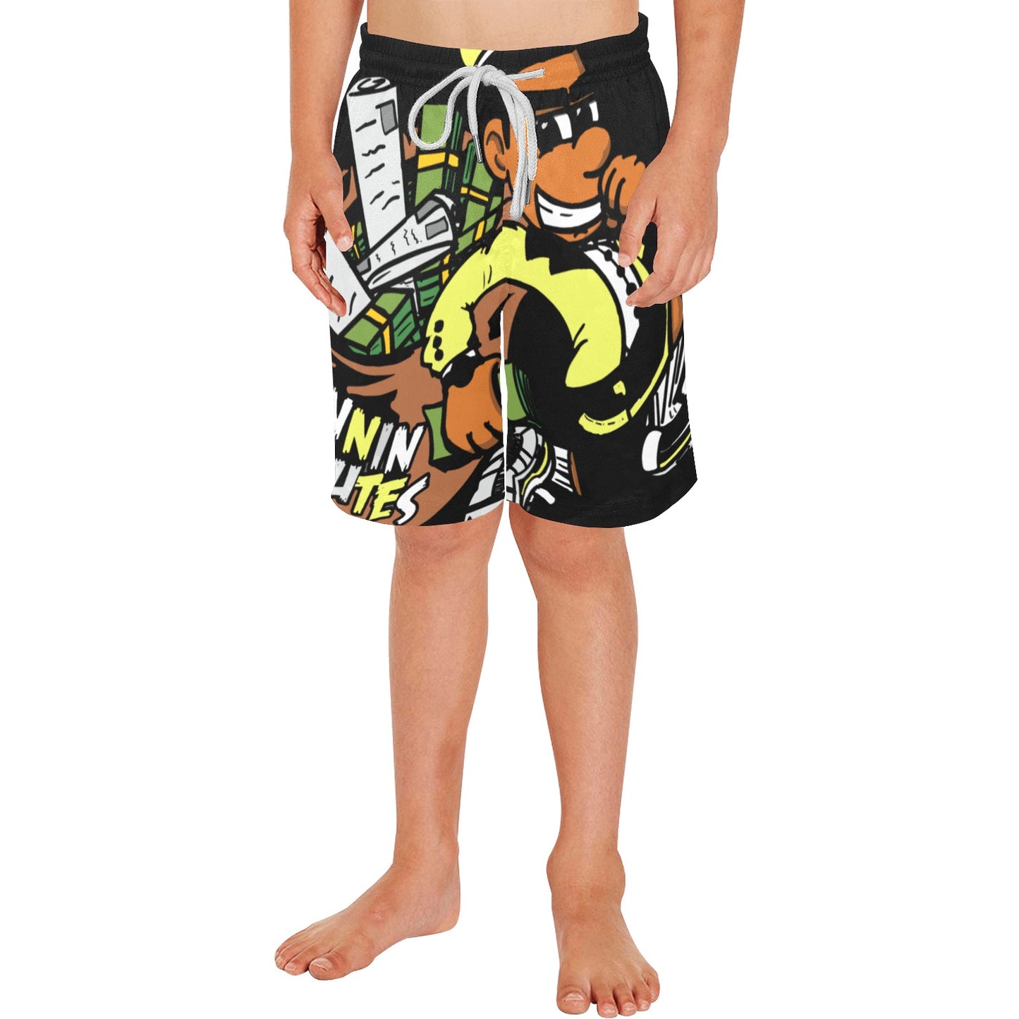 yellow cab Boys' Causal Beach Shorts