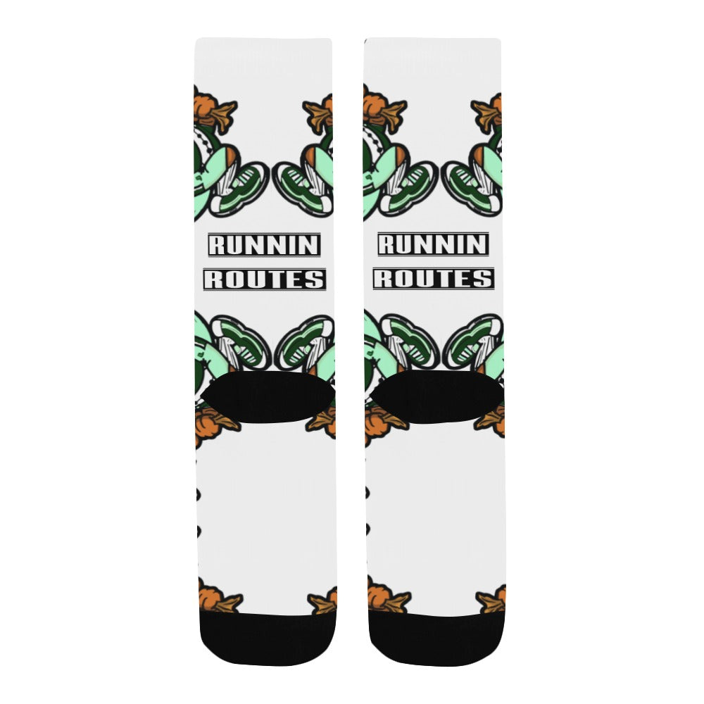 ROUTER white Men's Custom Socks