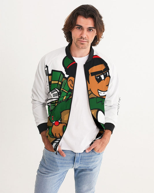 green and red Men's Bomber Jacket