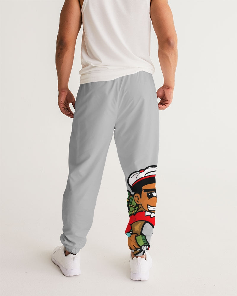 GREY BG Men's Track Pants