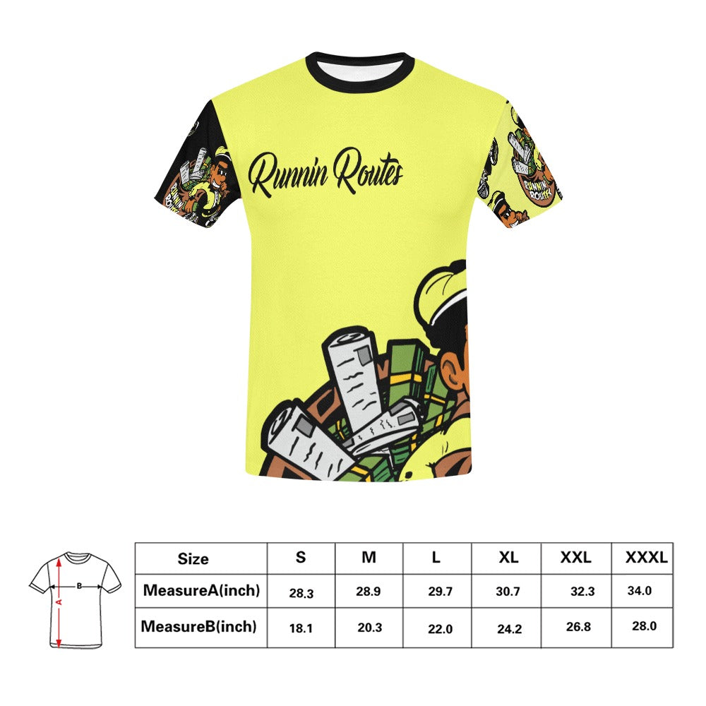 yellow cab All Over Print T-Shirt for Men