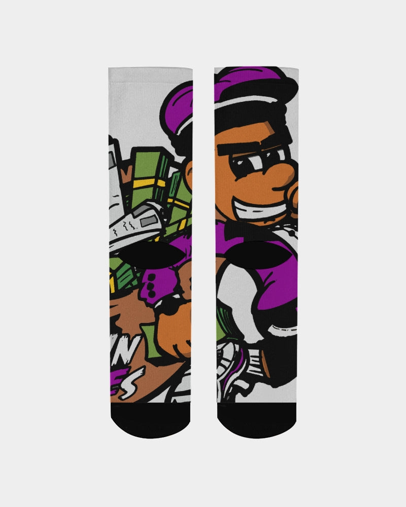 purple logo Men's Socks