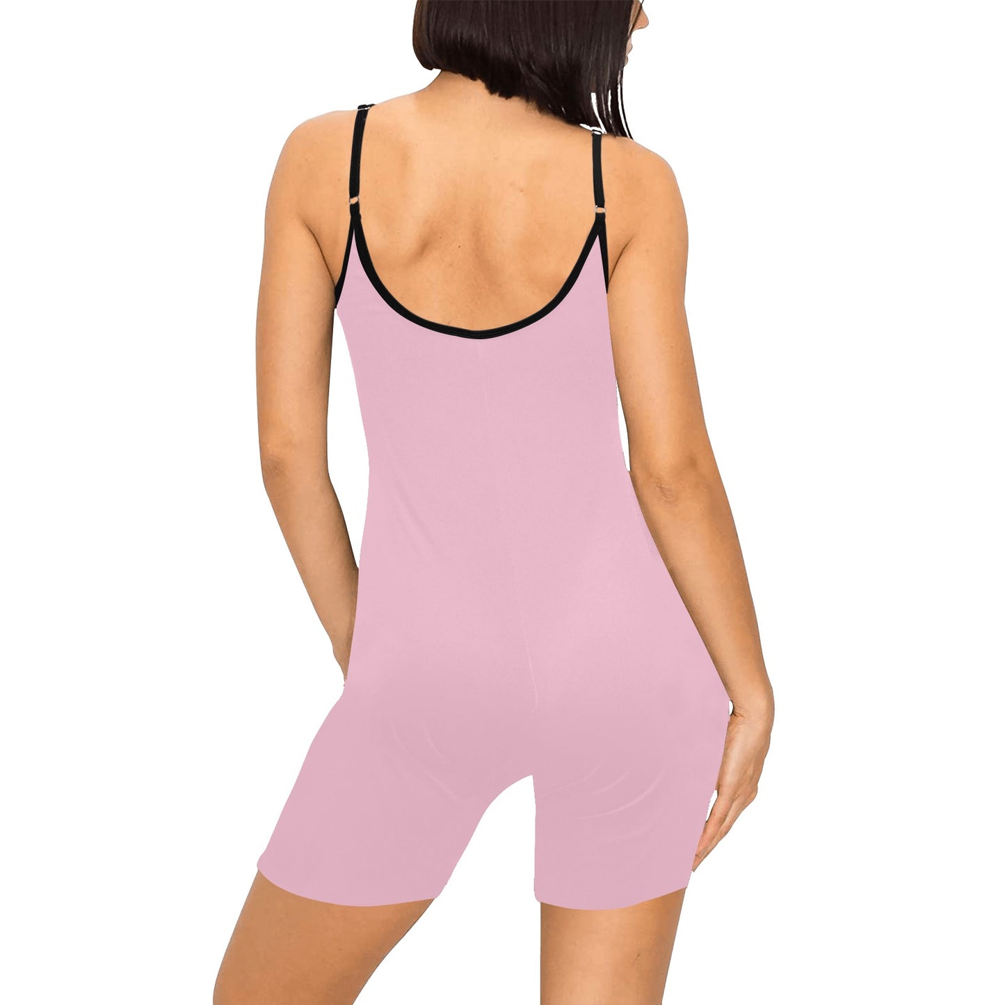 PINK N WHITE Women's Short Yoga Bodysuit