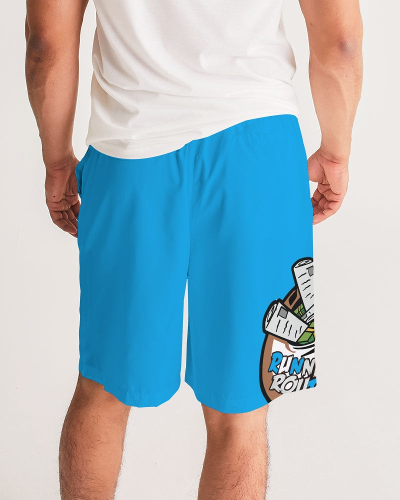 BLUE BG Men's Jogger Shorts