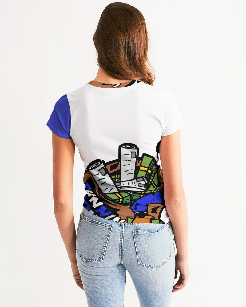 royal blue logo Women's Tee