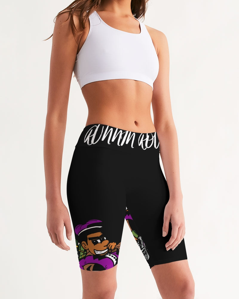 BLK Women's Mid-Rise Bike Shorts