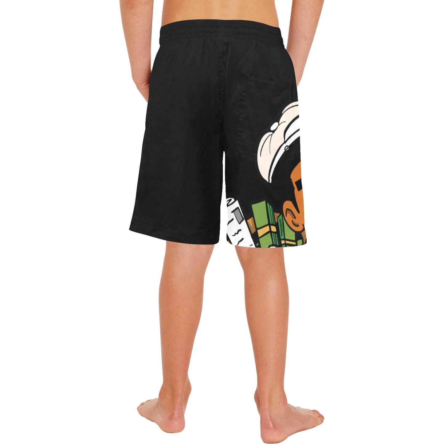 tan Boys' Causal Beach Shorts