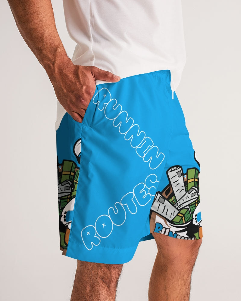 BLUE BG Men's Jogger Shorts