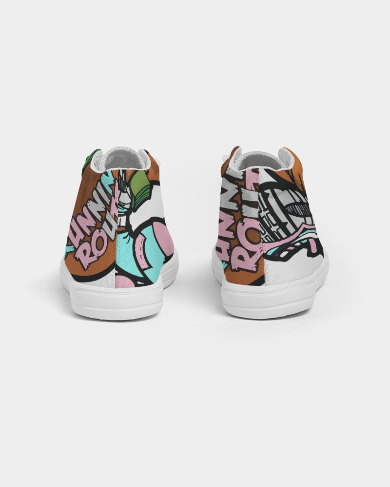 easter Kids Hightop Canvas Shoe