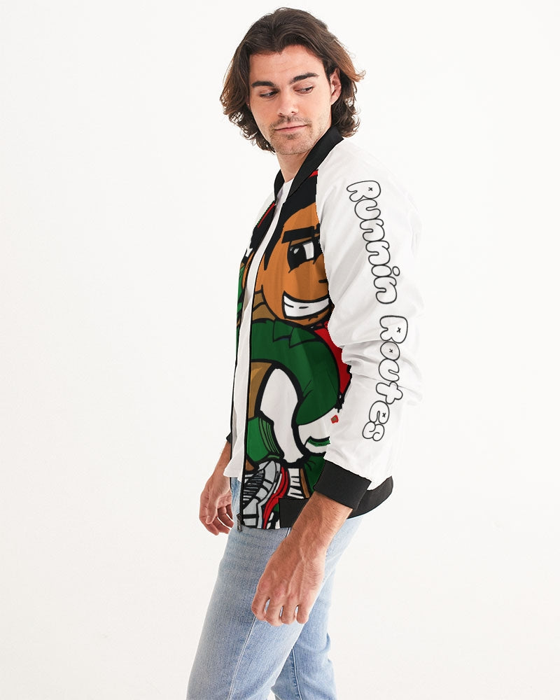 green and red Men's Bomber Jacket