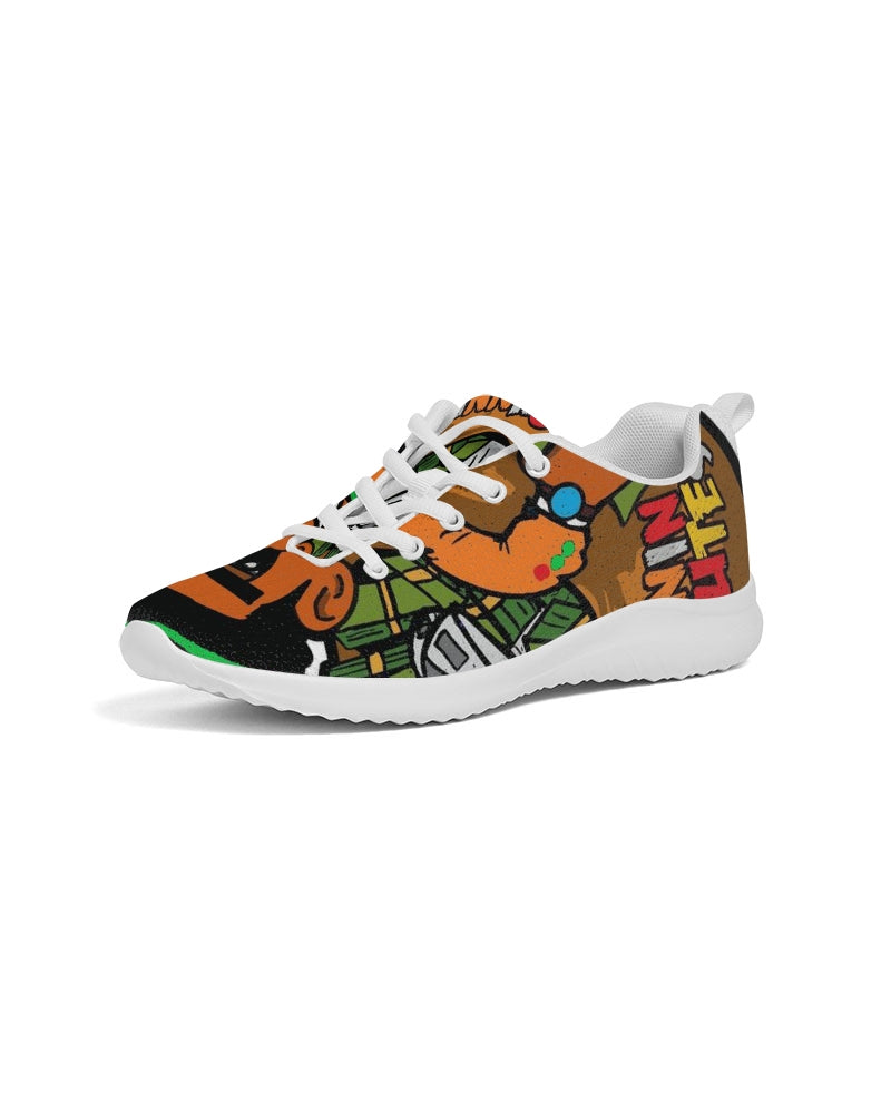 orange and yellow Men's Athletic Shoe