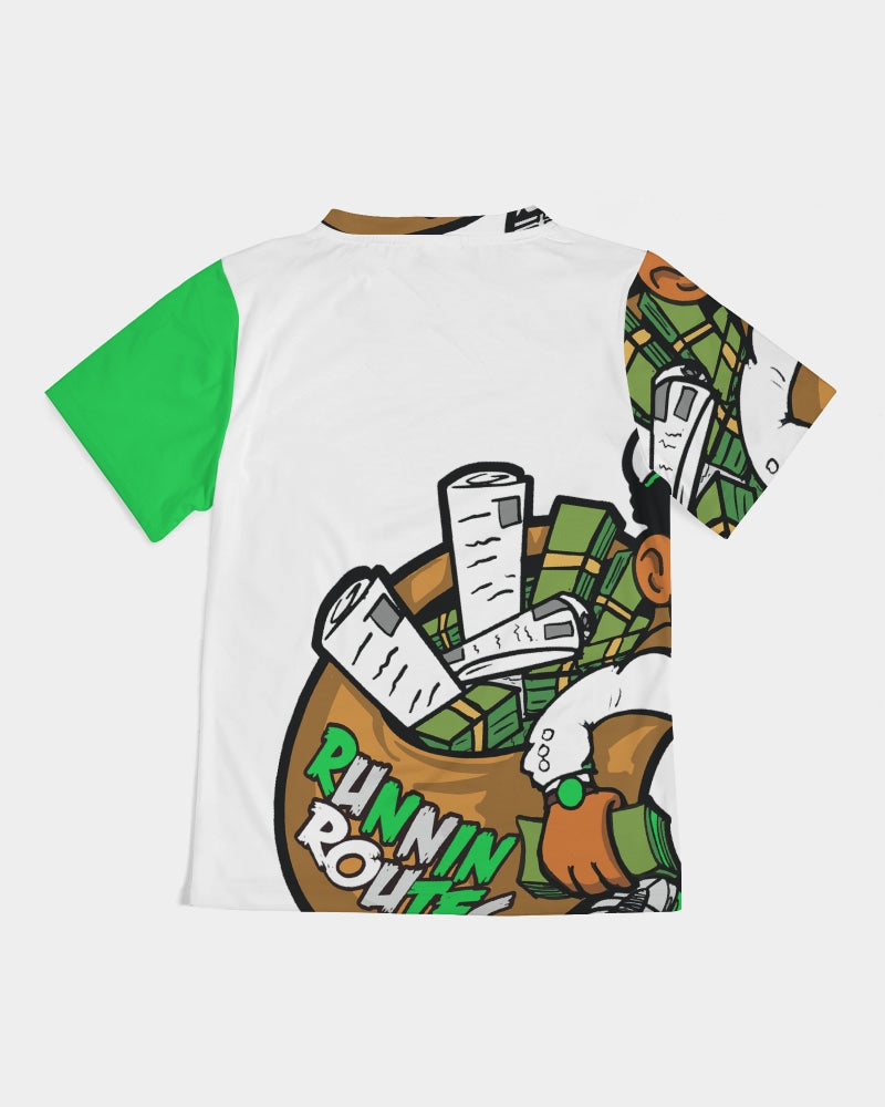 green bg Kids Tee