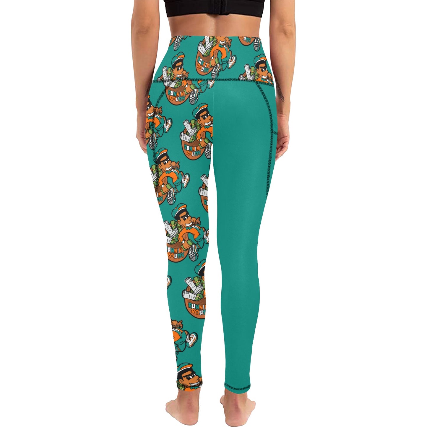 miami All Over Print Leggings with Pockets