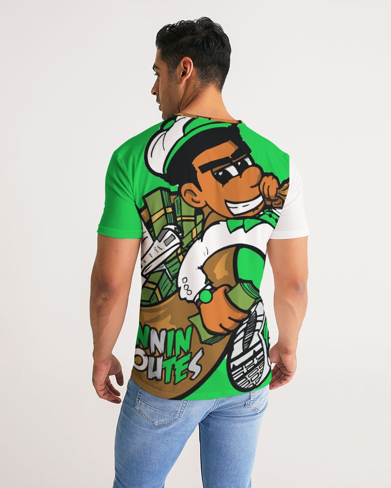 green bg Men's Tee