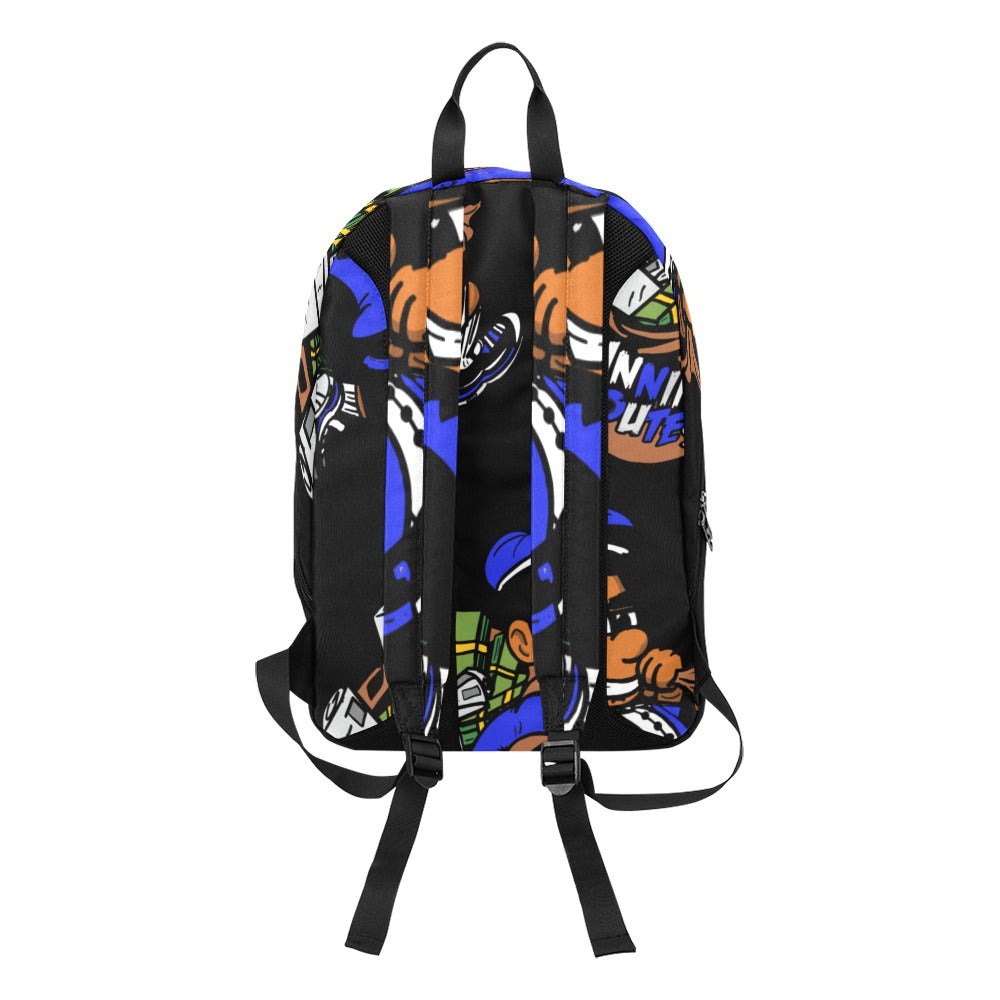 royal blue logo Large Capacity Travel Backpack (Model 1691)