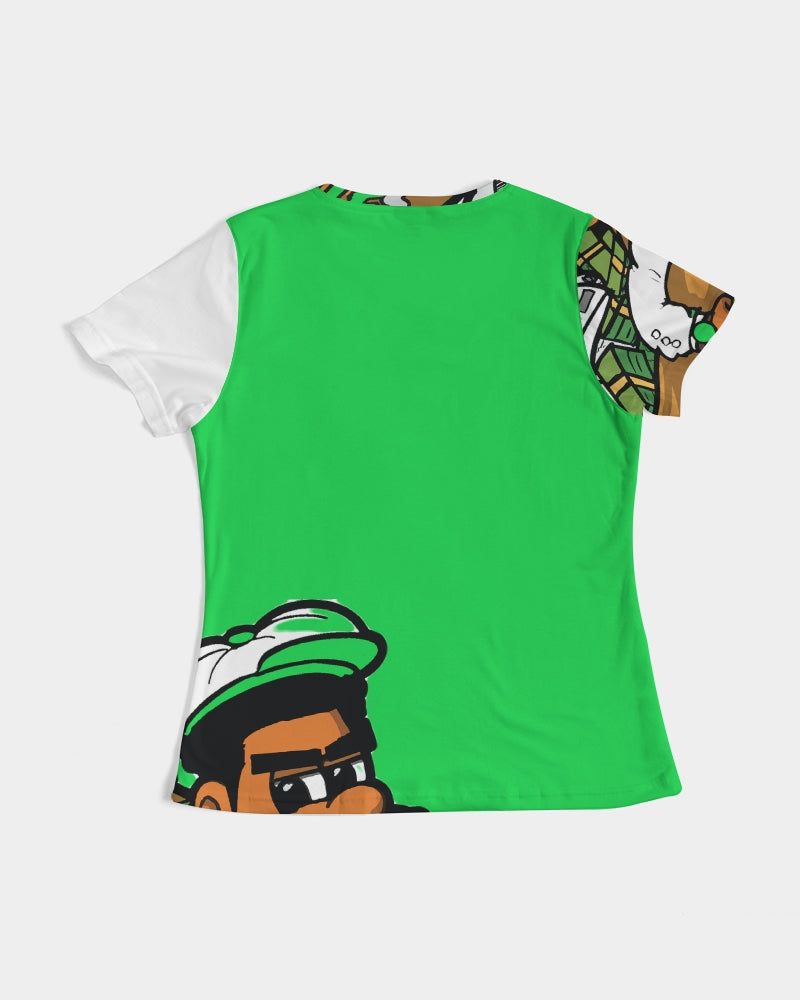 green bg Women's Tee