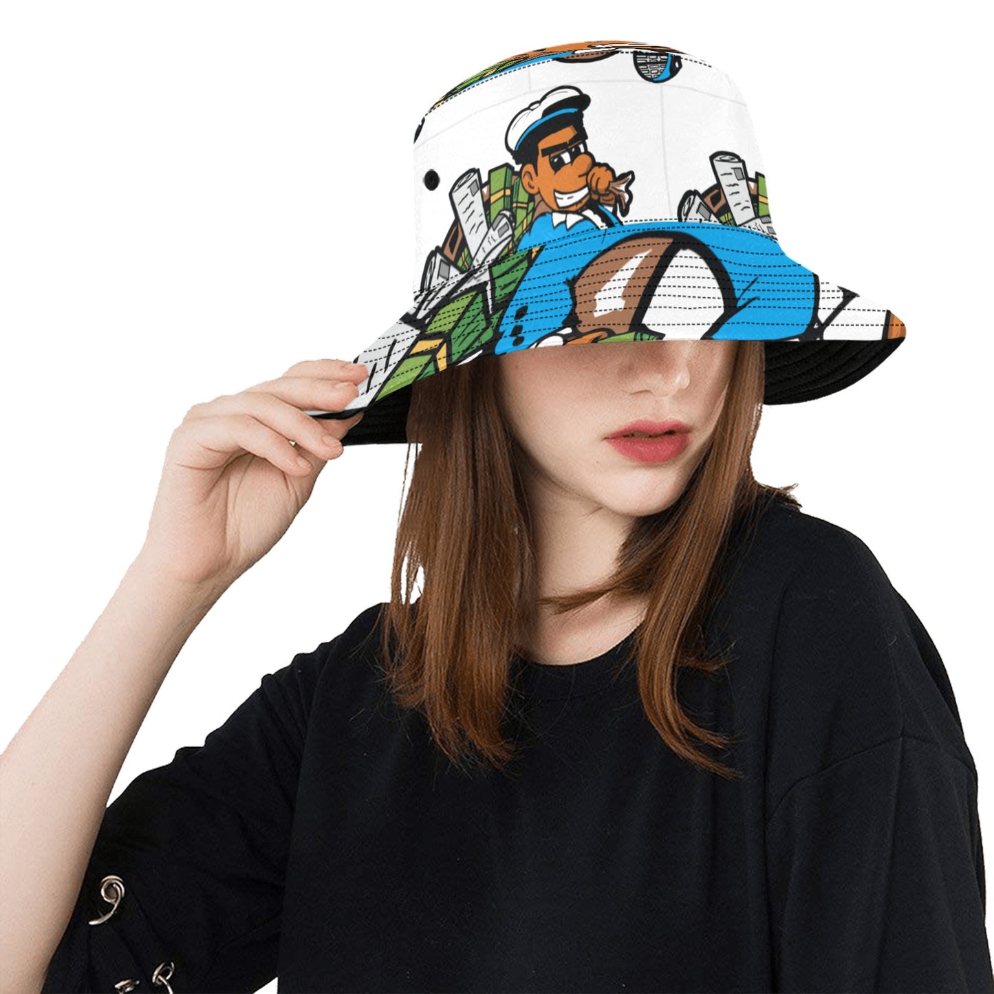 LIGHT BLUE Unisex Summer Bucket Hat