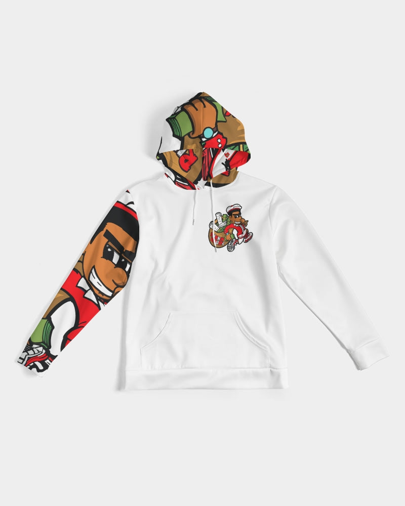 red n white Men's Hoodie