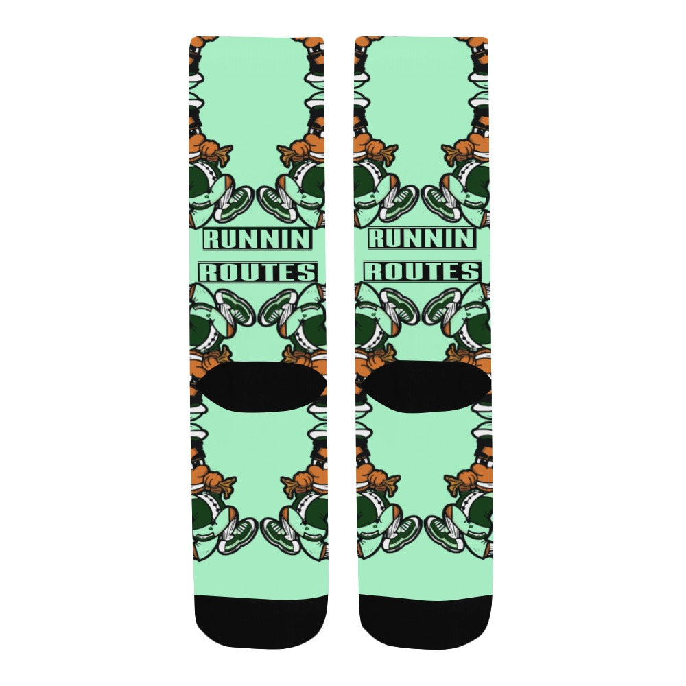 ROUTER mint Men's Custom Socks