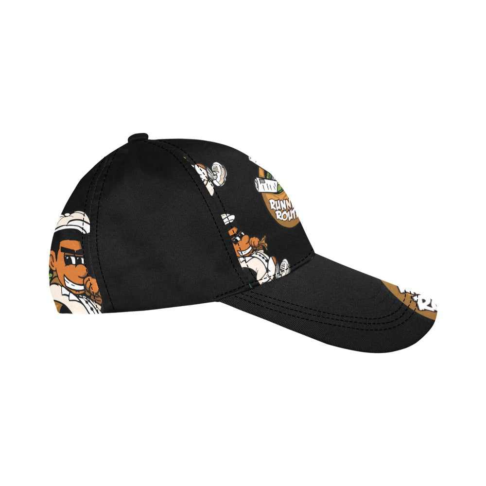 tan All Over Print Dad Cap