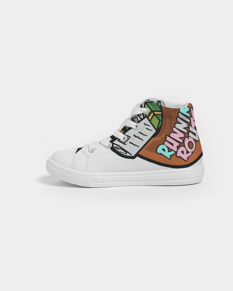 easter Kids Hightop Canvas Shoe