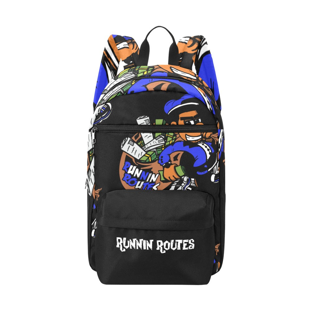 royal blue logo Large Capacity Travel Backpack (Model 1691)