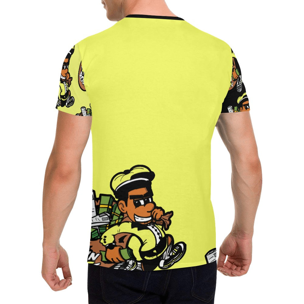 yellow cab All Over Print T-Shirt for Men