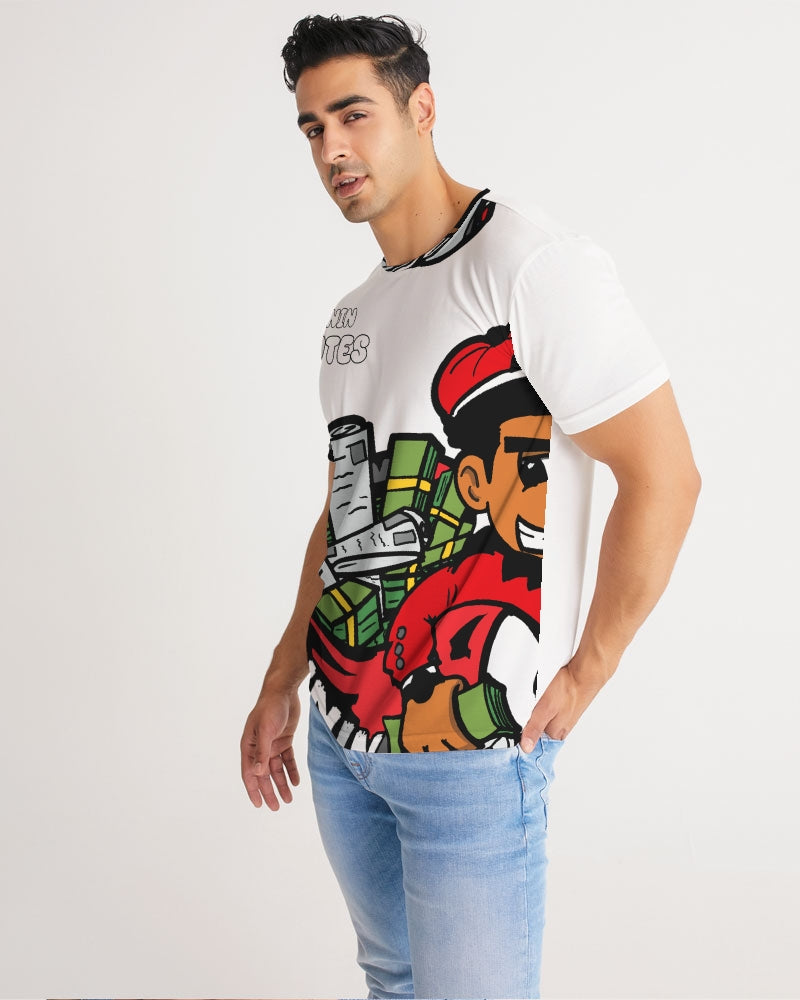 red n blk Men's Tee